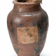 Earthenware jar with Urdu inscription containing unani medical preparations, 1801.